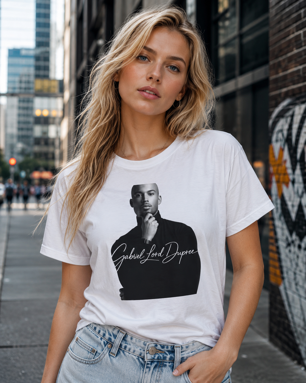 Black & White Signature Gabriel Love Dupree Shirt (unisex)